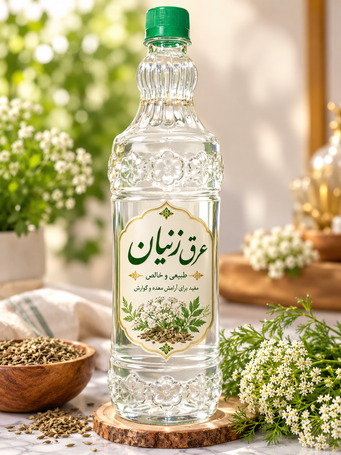 عرق زنیان طبیعی و خالص | عرق زنیان برای گوارش